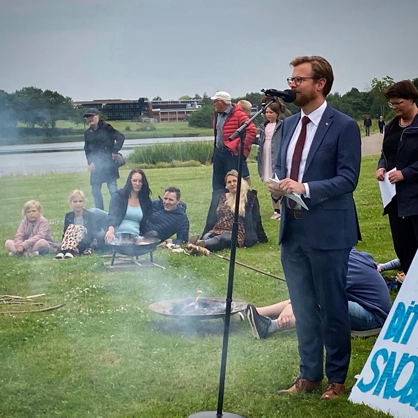 Benny Engelbrecht Holder Båltale