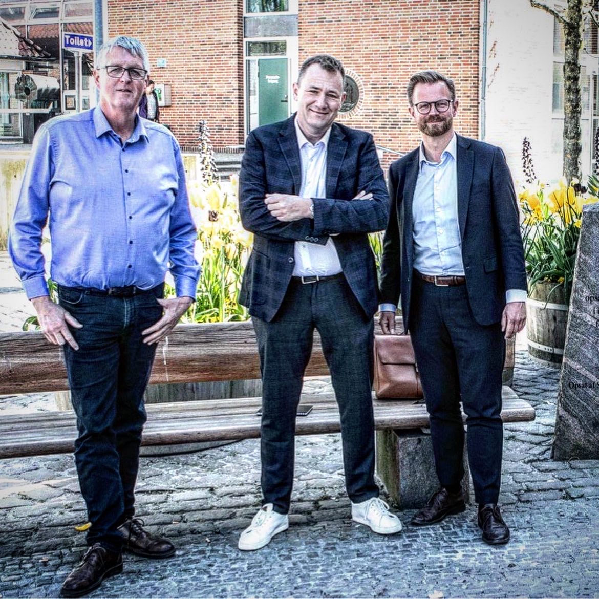 Benny Engelbrecht Med Sønderborg Borgmester Erik Lauritzen